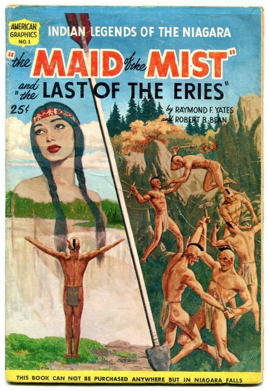 Maid of the Mist #1 1954- Niagara - Indian Tales comic VG