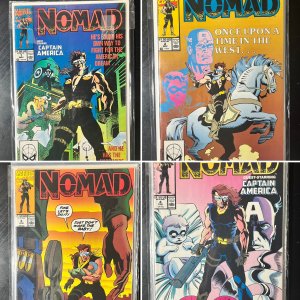 Nomad #1 - 4 Direct Edition (1990) Complete Set