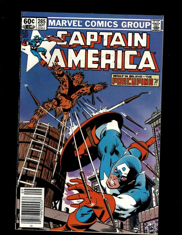 12 Captain America Comics #277 278 279 280 281 282 283 285 286 287 288 289 J411