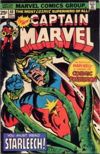 Captain Marvel (1st Series) #40 FN; Marvel | save on shipping - details inside