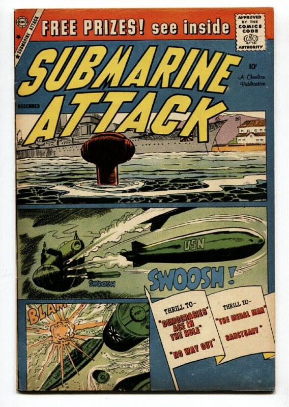 SUBMARINE ATTACK #19 1959-CHARLTON WAR COMICS FN+