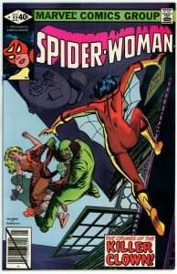 Spider Woman #22 (1978) - 9.2 NM- *Bring On...the Clown* 