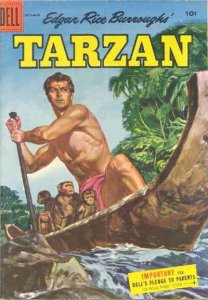 Tarzan (Dell) #72 GD ; Dell | low grade comic September 1955 Edgar Rice Burrough