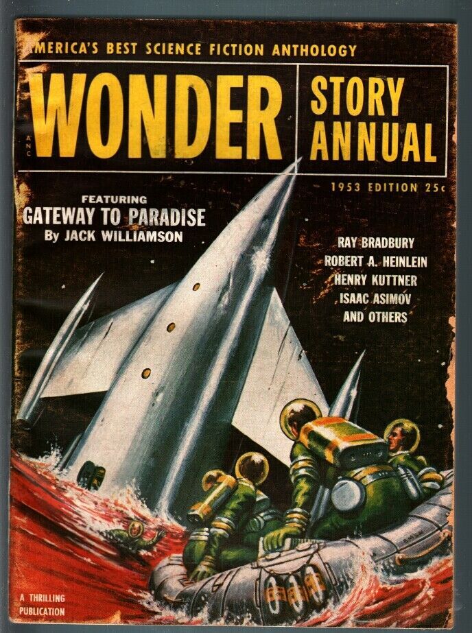 Wonder Story Annual 1953 Sci Fi Retro Rocket Cvr Vg Comic Collectibles Magazines Hipcomic