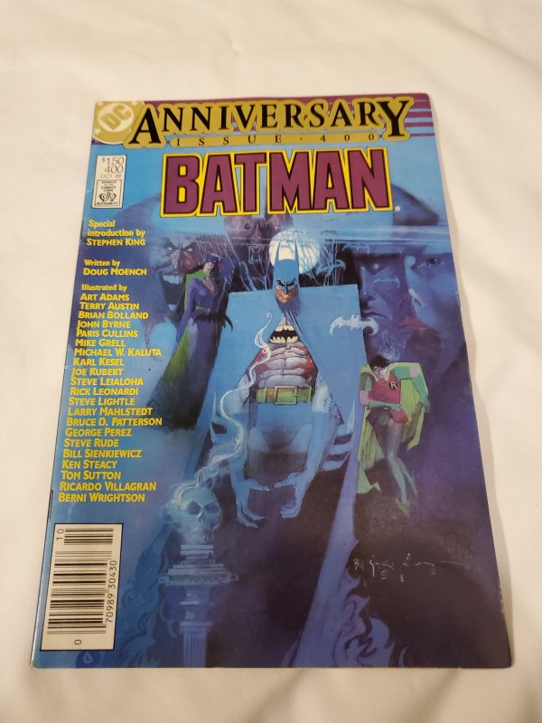 Batman 400 NM a 2-page intruction by Stephen King
