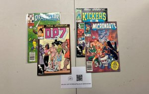 4 Marvel Comics DP7 #1 Dreadstar #1 Micronauts #1 Kickers Inc #1 70 JW12