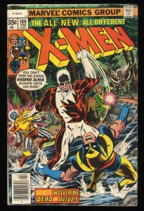 X-Men #109 VG- 3.5 1st Appearance Weapon Alpha! Chris Claremont!