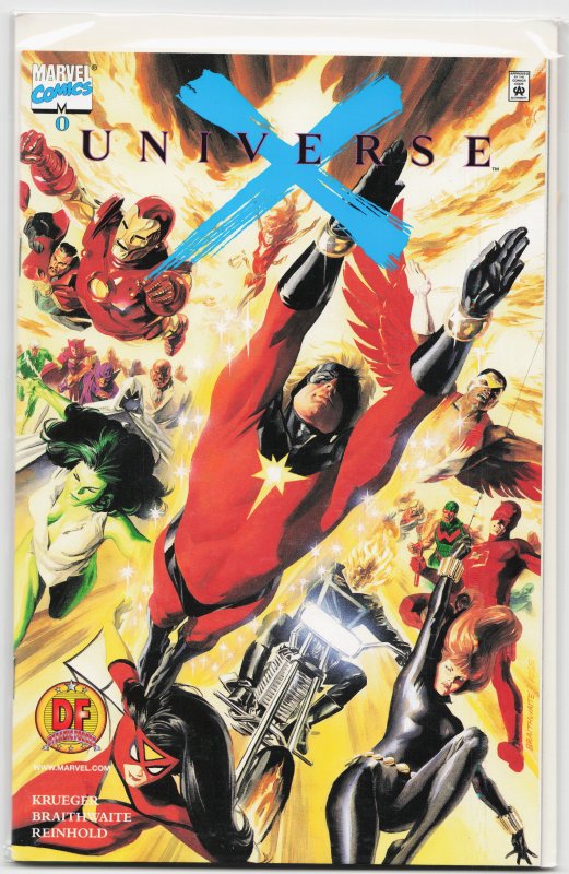Universe X #0 Dynamic Forces Variant Cover (2000) Angel