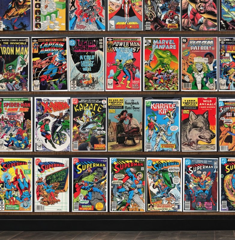 Huge Lot 140+ Comics with Superman, Green Lantern & More!