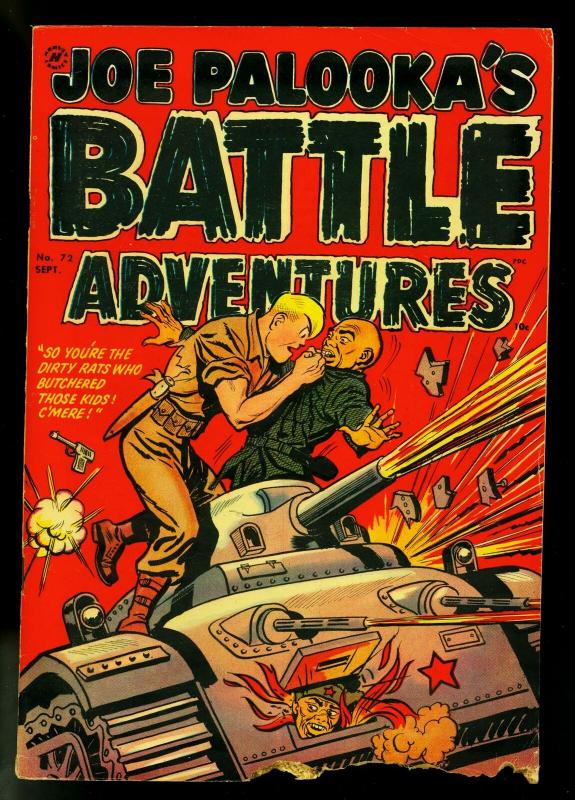 Joe Palooka's Battle Adventures #72 1952- Commies- Harvey comics- P/FR