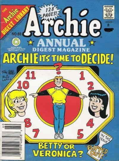 Archie Annual Digest Magazine #60 VF; Archie | save on shipping - details inside