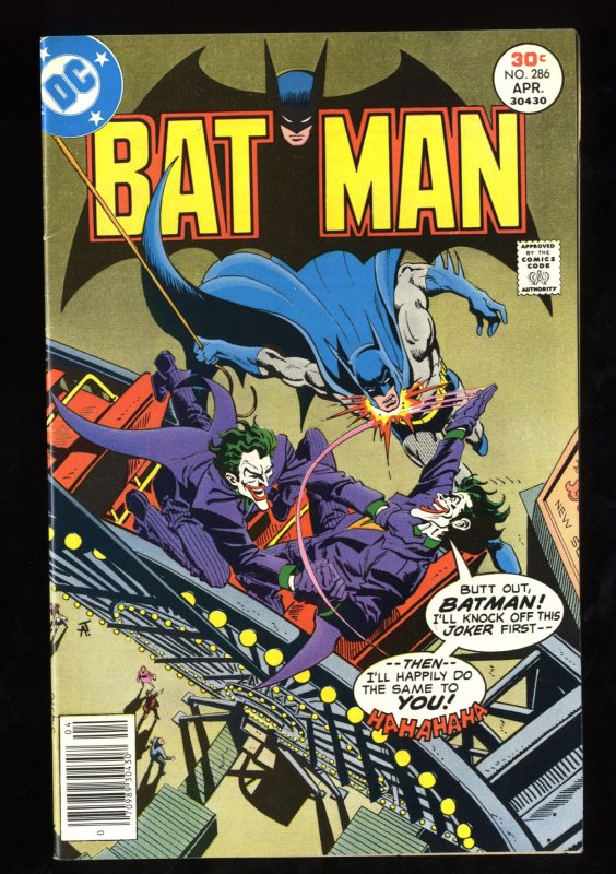 Batman #286 VF+ 8.5 Joker Cover!