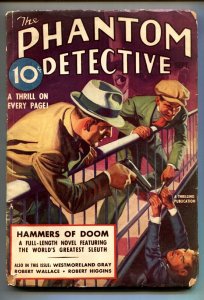 Phantom Detective 9/1937-Thrilling-hero pulp-crime-mystery-vg