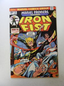 Marvel Premiere #15 (1974) 1st appearance of Iron Fist FN- condition MVS intact