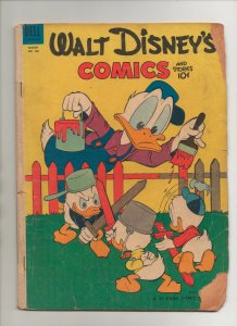 Walt Disney's Comics & Stories #162 - Swordfight Cover - (Grade 2.0) 1954