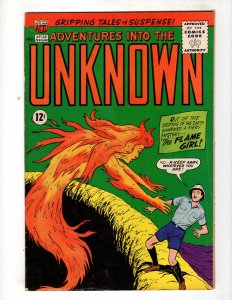 Adventures into the Unknown #138 (1963) THE FLAME GIRL!/ ID#039