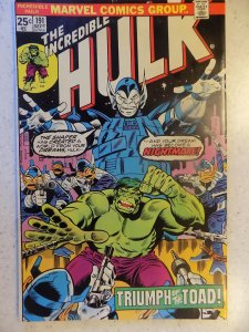 INCREDIBLE HULK # 191 TRIMPE NICE GRADE