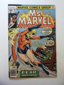 Ms. Marvel #14 (1978) VG+ Condition moisture stains fc