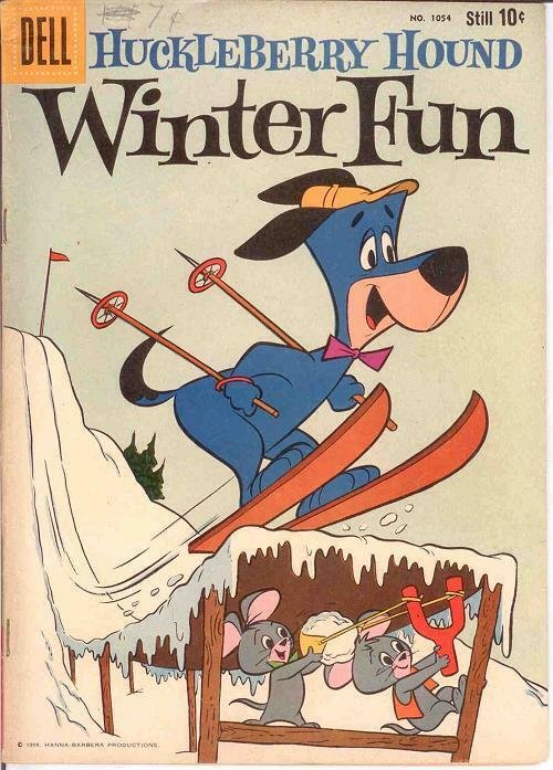 HUCKLEBERRY HOUND (1959-1970 DELL/GK) F.C.1054 VG WINTE COMICS BOOK