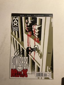 Punisher Max 12 Near Mint Nm Signed Johnson Aaron Marvel Max Comics 