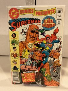 DC Comics Presents #46 1982 Superman! 1st Glabal Guardians in DCU!