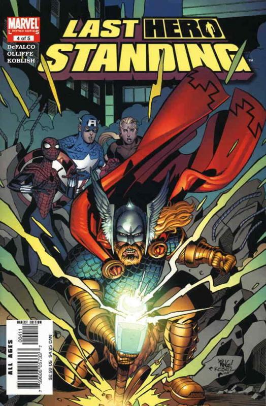 Last Hero Standing #4 VF/NM; Marvel | save on shipping - details inside