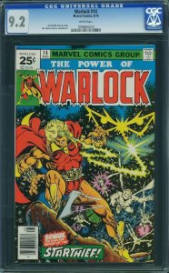 Warlock #14 (1976) CGC 9.2 NM-