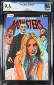 MARK SPEARS MONSTERS #3 KEENSPOT DRACULA BRIDES VARIANT CGC 9.6 NM