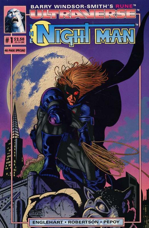 NIGHT MAN (1993 MA/UL) 1-13 spawns TV seriesTHE SET!