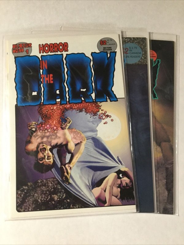 Horror In The Dark 1-3 1 2 3 Lot Set Run Nm- Near Mint- Fantagor Press