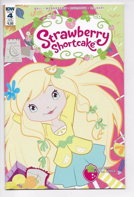 Strawberry Shortcake #4 Scented Variant (IDW, 2016) NM