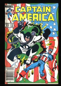 Captain America #312 FN+ 6.5 Newsstand Variant 1st Flag Smasher!