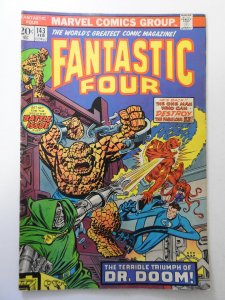Fantastic Four #143 (1974) VG Condition centerfold detached top staple