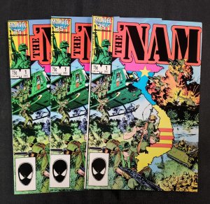 Nam 3PC #1 - 1st & 2nd Print Michael Golden Art (7.0/7.5) 1986