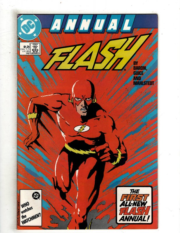 The Flash Annual #1 (1987)  DC Comics Superman Flash OF6