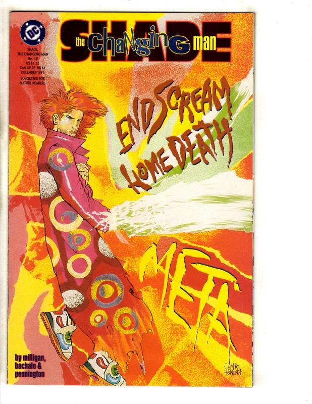 10 Shade The Changing Man DC Comic Books # 15 16 17 18 21 22 23 28 29 30 SS4