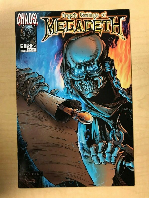 Cryptic Writings of Megadeth #1 Justiniano Cover Lady Death Chaos Dave Mustaine 