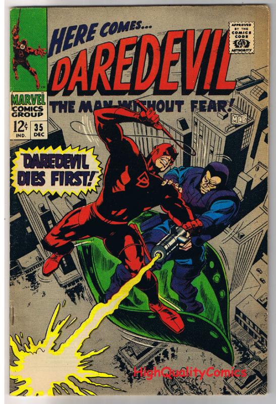DAREDEVIL #35, FN+, Gene Colan, Beetle, Stan Lee, 1964, more DD in store