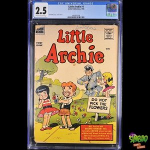 Little Archie #1 CGC 2.5 Bob Bolling story, cover and art