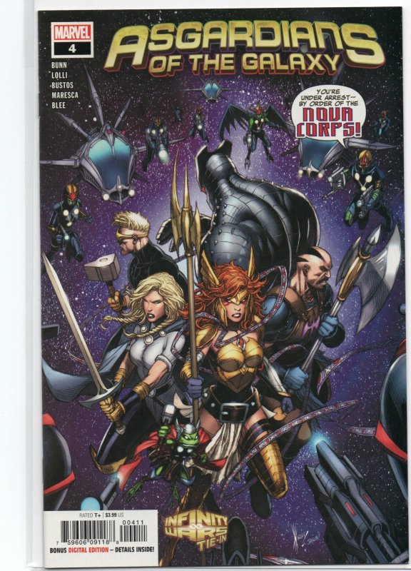 Asgardians of the Galaxy #4 NM+ (Nova Corps Interferes!)