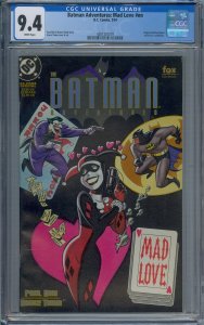 BATMAN ADVENTURES MAD LOVE #NN CGC 9.4 ORIGIN HARLEY QUINN WHITE PAGES