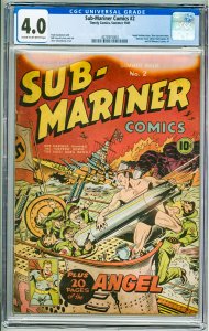 Sub-Mariner Comics #2 (1941) CGC 4.0!