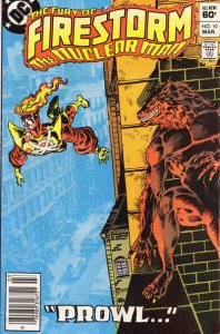 Fury of Firestorm, The #10 (Newsstand) FN ; DC | Gerry Conway Hyena