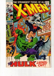 The X-Men #66 1970 $390 NM- PRICE DROP! Hulk vs X-Men! Last Original Story Wow!