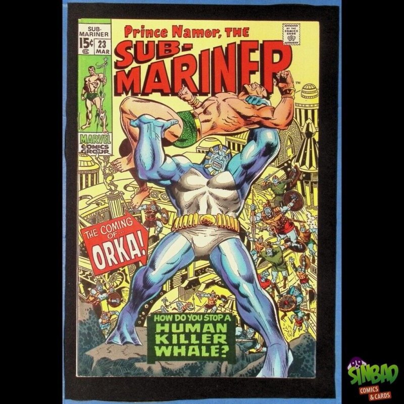 Sub-Mariner, Vol. 1 23A 1st app. Orka