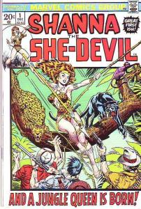 Shanna the She-Devil #1 (Dec-72) VF/NM+ High-Grade Shanna