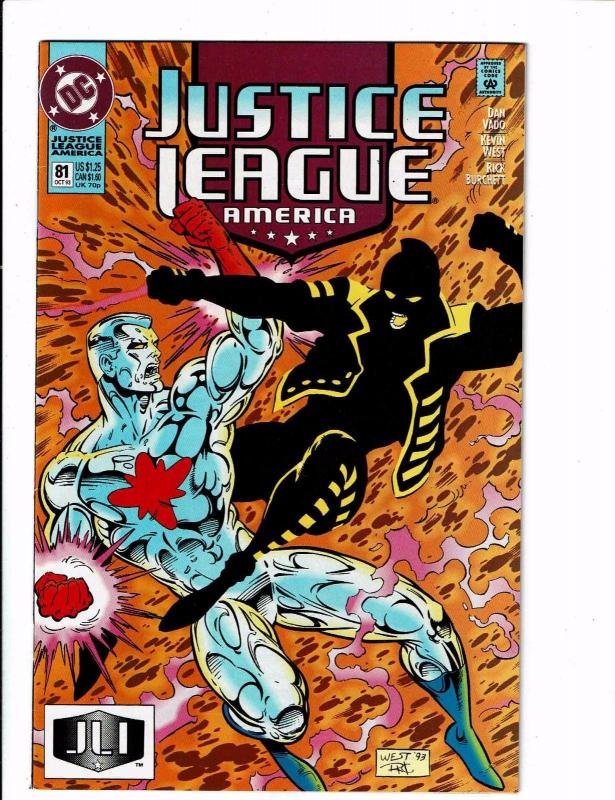 10 Justice League America DC Comic Books #81 82 83 84 85 86 87 88 89 90 BH16 