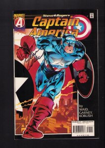 Steve Rogers Captain America #445 - SIGNED BY MARK WAID! (8.0) 1995