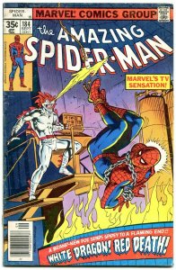 AMAZING SPIDER-MAN #184-1978-WHITE DRAGON-- VG