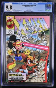 Amazing Spider-Man 39 CGC 9.8 Disney 100 Jim Lee X-Men 1 1991 Homage Marvel 2023